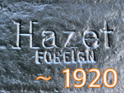 Hazet Schreibweise um 1920 ohne Unterstrich